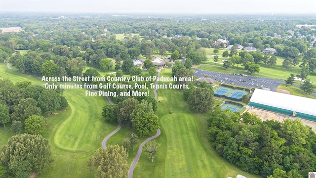 1530 Holt Rd, Paducah, KY 42001 - aerial view of property and surrounding area with a golf course