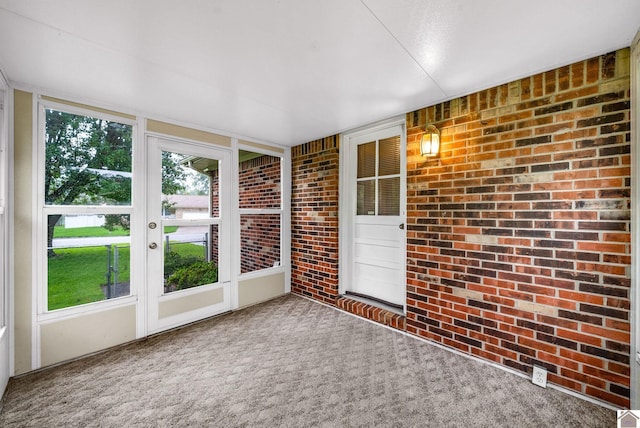 301 Tremont Dr, Hopkinsville, KY 42240 - unfurnished sunroom featuring french doors