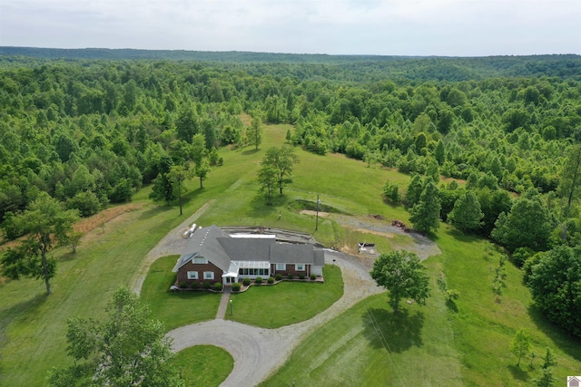20715 Dawson Springs Rd, Dawson Springs, KY 42408 - view from above of property with a forest