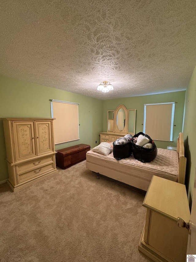 20715 Dawson Springs Rd, Dawson Springs, KY 42408 - bedroom with carpet floors and a textured ceiling