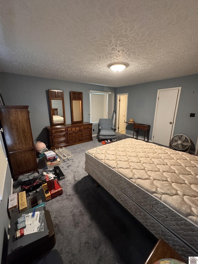 20715 Dawson Springs Rd, Dawson Springs, KY 42408 - bedroom with carpet flooring and a textured ceiling