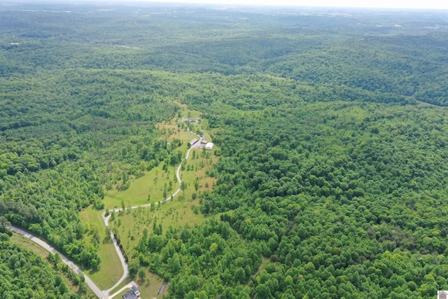 20715 Dawson Springs Rd, Dawson Springs, KY 42408 - drone / aerial view of a heavily wooded area