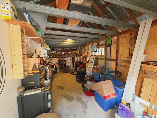 1040 Shine Ln, Cadiz, KY 42211 - storage room with gas water heater
