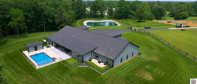 1 Logan Trl, Murray, KY 42071 - view of subject property with a large body of water and a pool