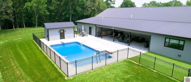 1 Logan Trl, Murray, KY 42071 - view of pool featuring a patio and an outbuilding