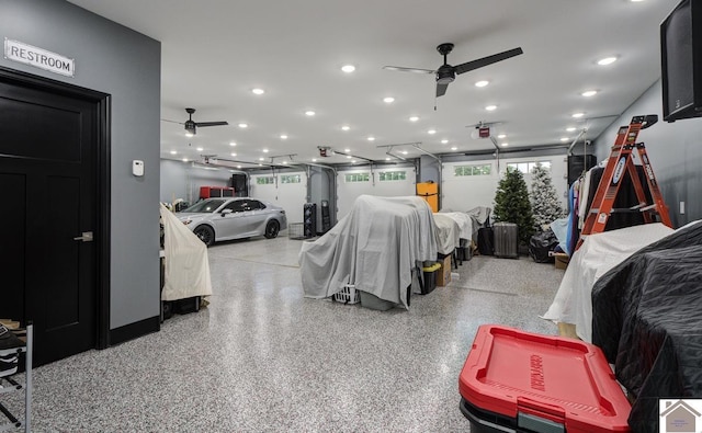 1 Logan Trl, Murray, KY 42071 - garage featuring a ceiling fan