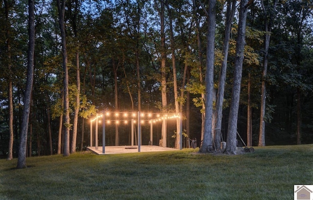 1 Logan Trl, Murray, KY 42071 - view of green lawn with a wooded view