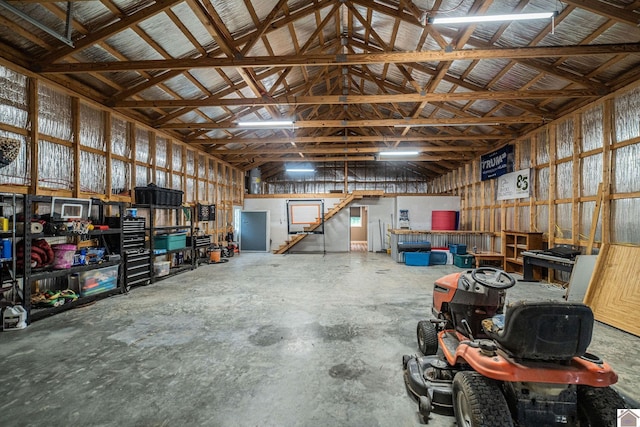 150 Sills Ln, Benton, KY 42025 - garage featuring metal wall