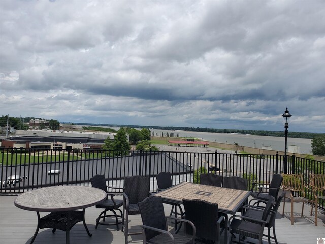 117 N 2nd, Paducah, KY 42001 - view of patio / terrace featuring a water view