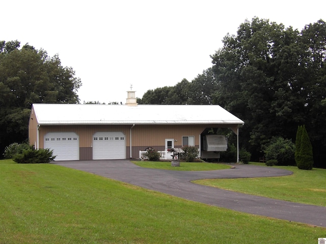 907 State Route 819 N, Kuttawa, KY 42055 - view of front of home featuring a front lawn and a chimney