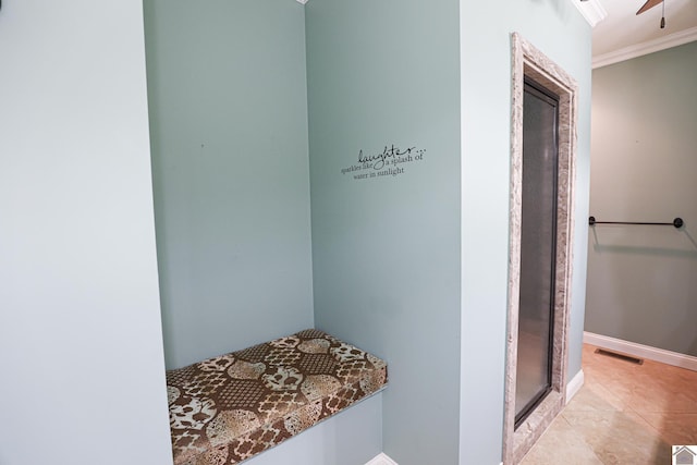 329 Royal Park Dr, Calvert City, KY 42029 - bathroom with ornamental molding and tile patterned floors