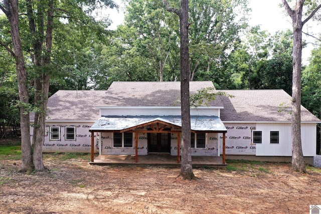 104 Water District Rd, Cadiz, KY 42211 - view of front of house featuring french doors and a shingled roof