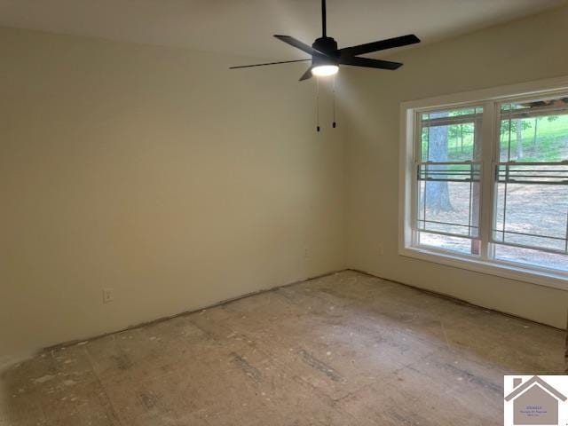 104 Water District Rd, Cadiz, KY 42211 - spare room featuring ceiling fan