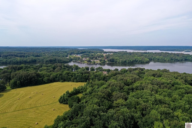 104 Water District Rd, Cadiz, KY 42211 - aerial view of a nearby body of water and a forest