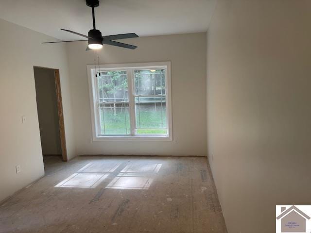 104 Water District Rd, Cadiz, KY 42211 - spare room with ceiling fan