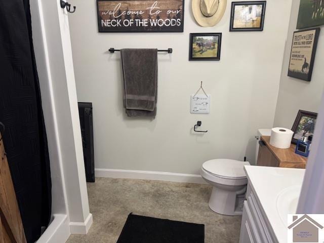 104 Water District Rd, Cadiz, KY 42211 - bathroom with vanity and a shower with curtain
