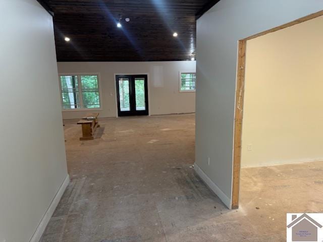 104 Water District Rd, Cadiz, KY 42211 - hall with french doors