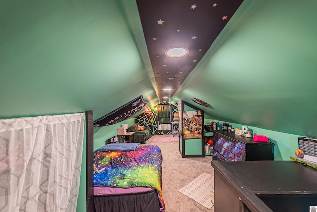353 Creswell Rd, Princeton, KY 42445 - rec room featuring carpet and vaulted ceiling