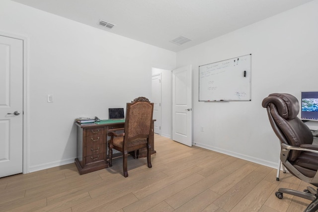 4820 Randolph St, Hastings, FL 32145 - office area with light wood finished floors and baseboards