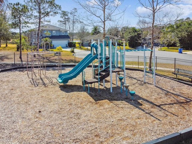 view of play area