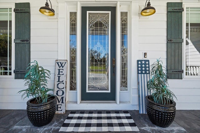 view of entrance to property