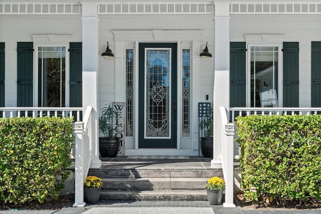 view of entrance to property