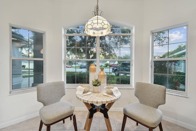 581 Boxwood Pl, Saint Augustine, FL 32086 - living area with tile patterned flooring and baseboards