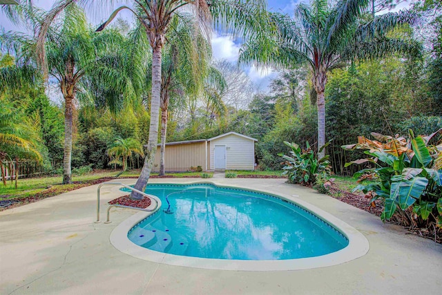 543 Ray Edwards Rd, Saint Augustine, FL 32086 - view of pool featuring fence, a patio area, and a fenced in pool