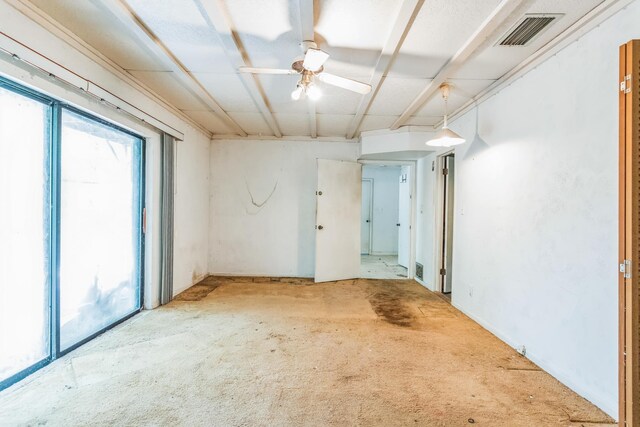 19 Casanova Rd, Saint Augustine, FL 32080 - carpeted empty room featuring a ceiling fan
