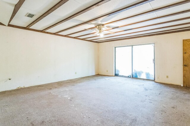 19 Casanova Rd, Saint Augustine, FL 32080 - spare room featuring carpet floors and a ceiling fan