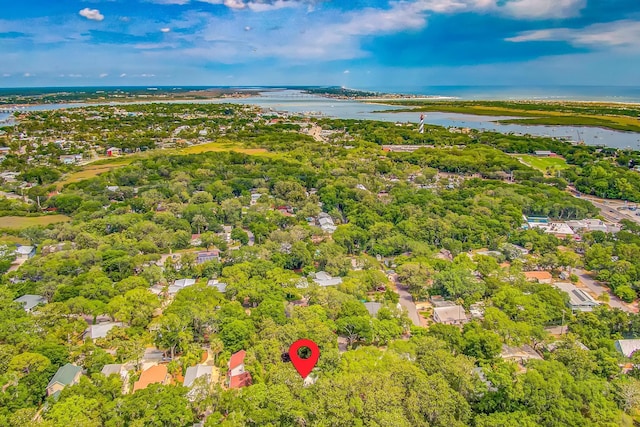 19 Casanova Rd, Saint Augustine, FL 32080 - aerial view of property and surrounding area with a large body of water