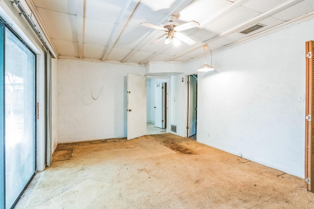 19 Casanova Rd, Saint Augustine, FL 32080 - empty room featuring a ceiling fan