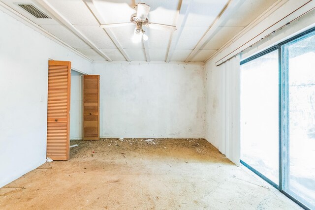 19 Casanova Rd, Saint Augustine, FL 32080 - empty room with ceiling fan
