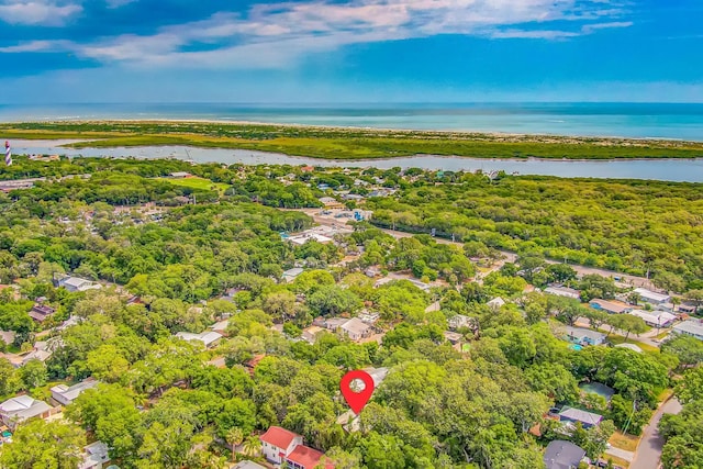 19 Casanova Rd, Saint Augustine, FL 32080 - aerial perspective of suburban area with a nearby body of water