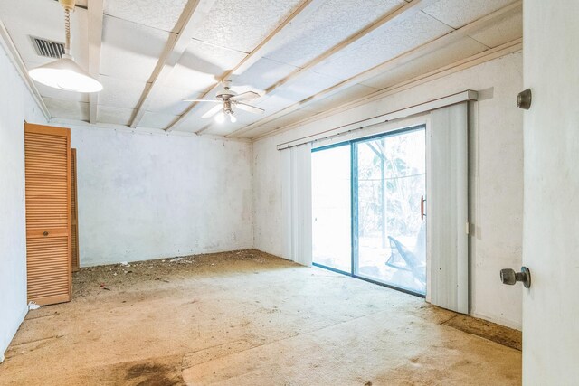 19 Casanova Rd, Saint Augustine, FL 32080 - empty room featuring a ceiling fan