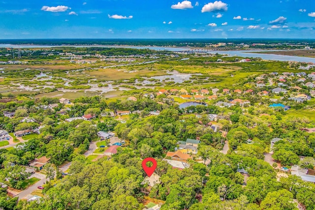 19 Casanova Rd, Saint Augustine, FL 32080 - aerial overview of property's location with a nearby body of water and nearby suburban area