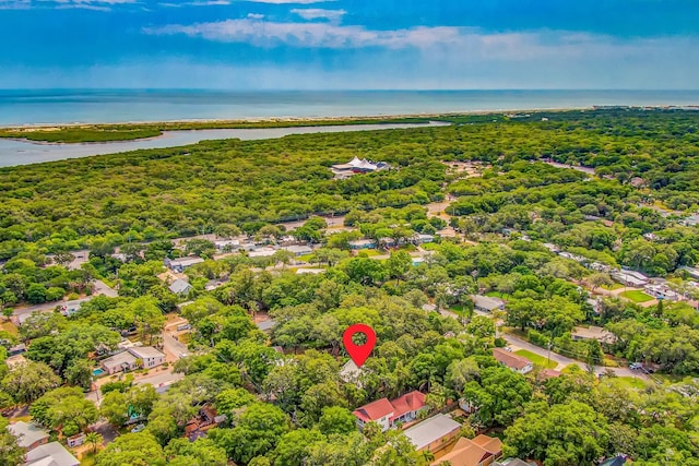 19 Casanova Rd, Saint Augustine, FL 32080 - aerial view of residential area with a large body of water