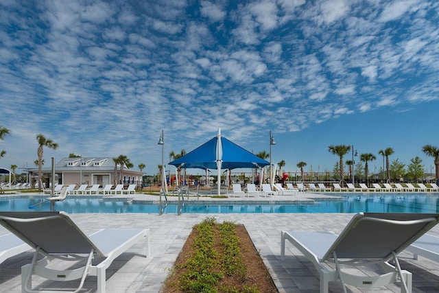 community pool featuring a patio