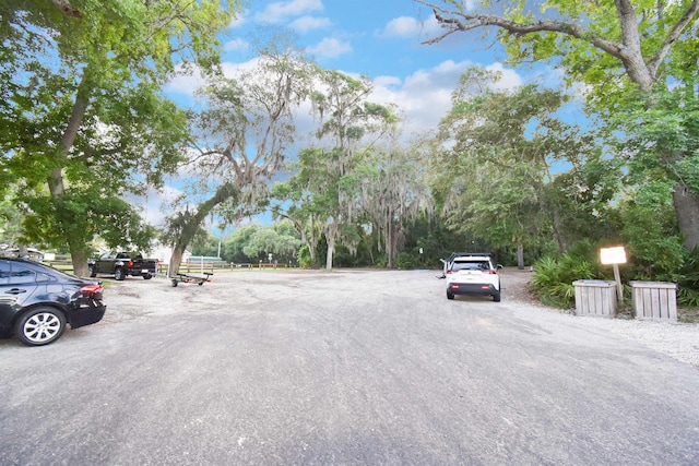 view of asphalt road