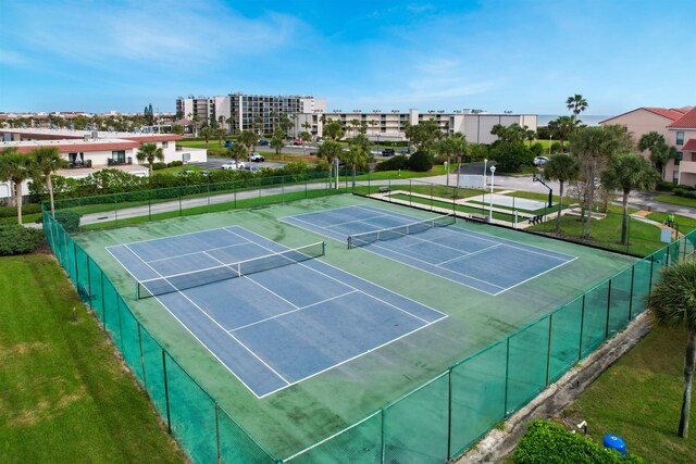 view of sport court