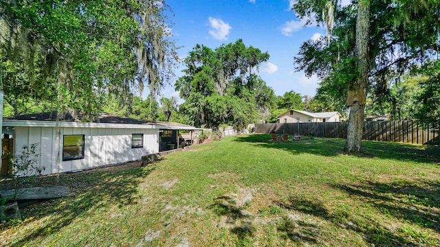 1403 S 15th St, Palatka, FL 32177 - view of yard featuring a fenced backyard