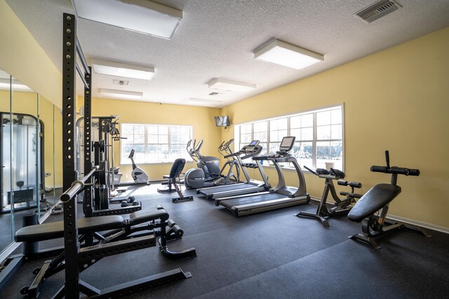 2251 Golden Lake Loop, Saint Augustine, FL 32084 - gym with a textured ceiling