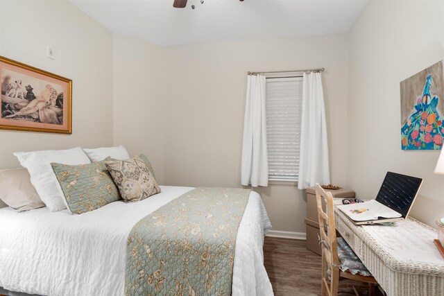 2251 Golden Lake Loop, Saint Augustine, FL 32084 - bedroom featuring wood finished floors and ceiling fan