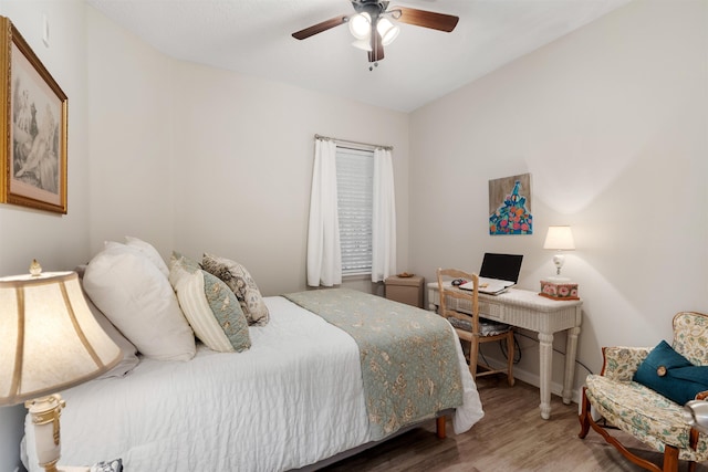 2251 Golden Lake Loop, Saint Augustine, FL 32084 - bedroom featuring wood finished floors and ceiling fan