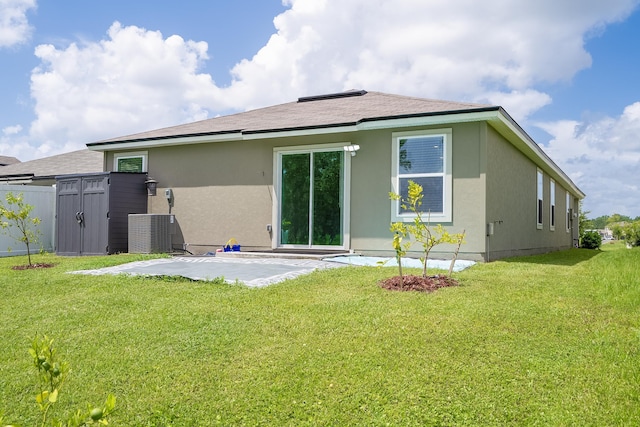 2730 Oak Stream Dr, Green Cove Springs, FL 32043 - rear view of property with a patio, stucco siding, and a gate