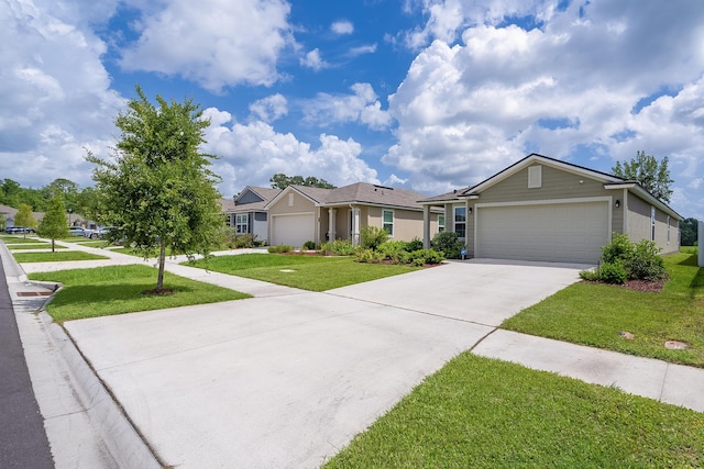 2730 Oak Stream Dr, Green Cove Springs, FL 32043 - single story home with concrete driveway, an attached garage, and a front lawn