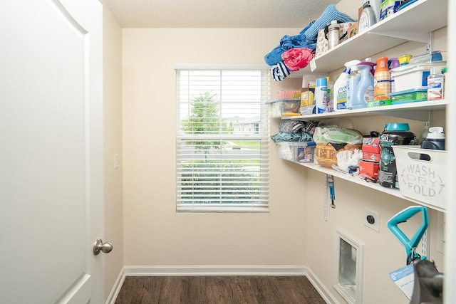 2730 Oak Stream Dr, Green Cove Springs, FL 32043 - washroom featuring electric dryer hookup and wood finished floors