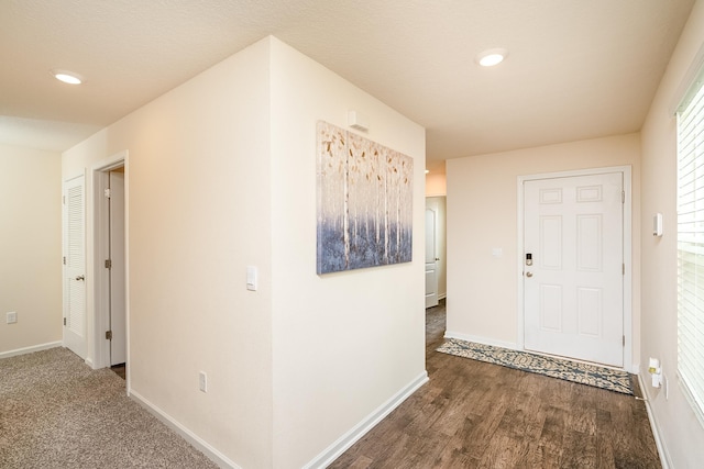 2730 Oak Stream Dr, Green Cove Springs, FL 32043 - hallway with wood finished floors and recessed lighting