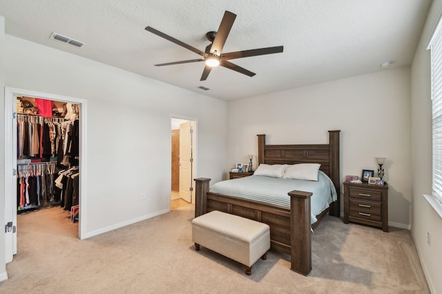 182 Myrtle Oak Ct, Saint Augustine, FL 32092 - bedroom featuring light carpet, a spacious closet, baseboards, and a closet