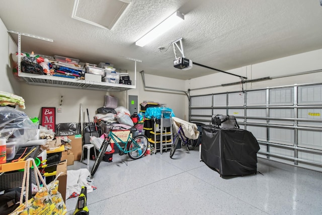 182 Myrtle Oak Ct, Saint Augustine, FL 32092 - garage with a garage door opener and electric panel